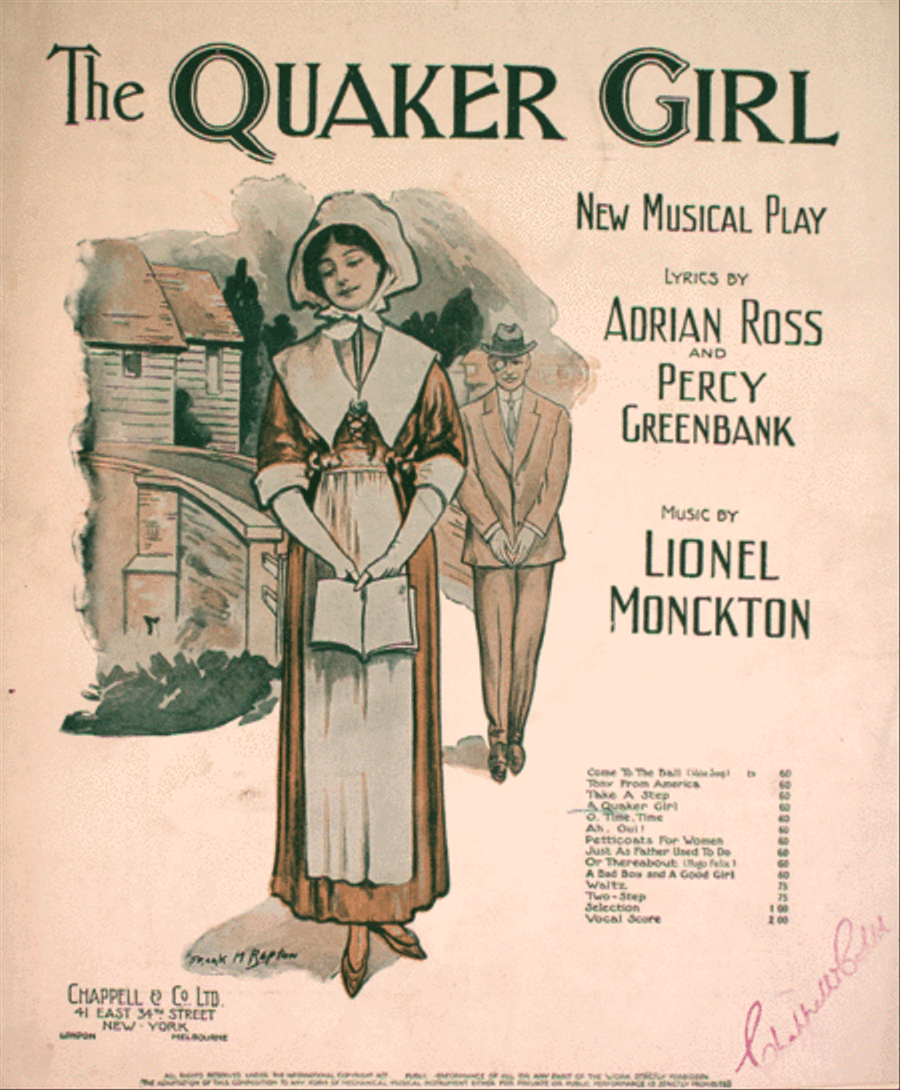 A Quaker Girl Voice scores gallery preview page 1