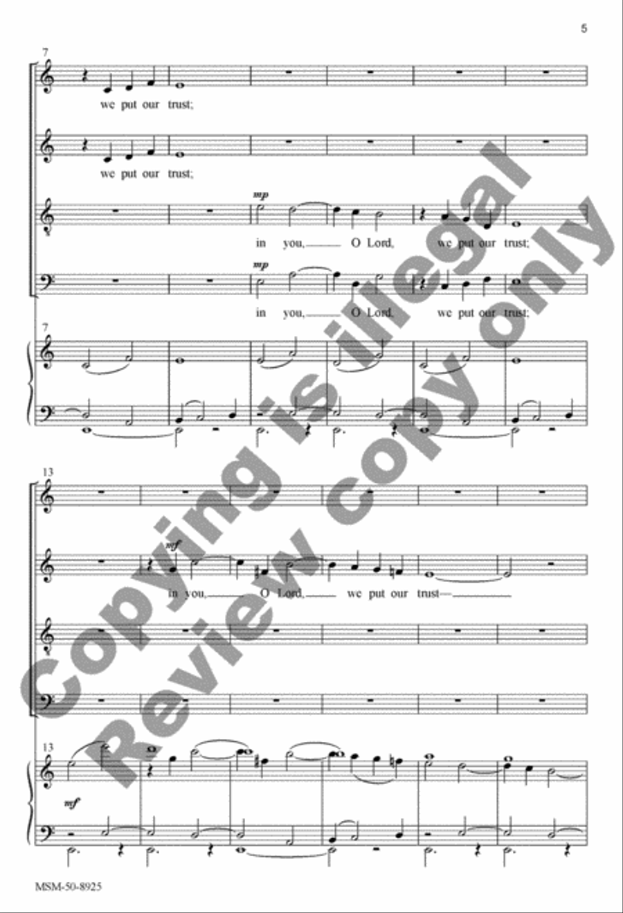 Trust and Kindness Trust and Kindness 4-Part scores gallery preview page 9