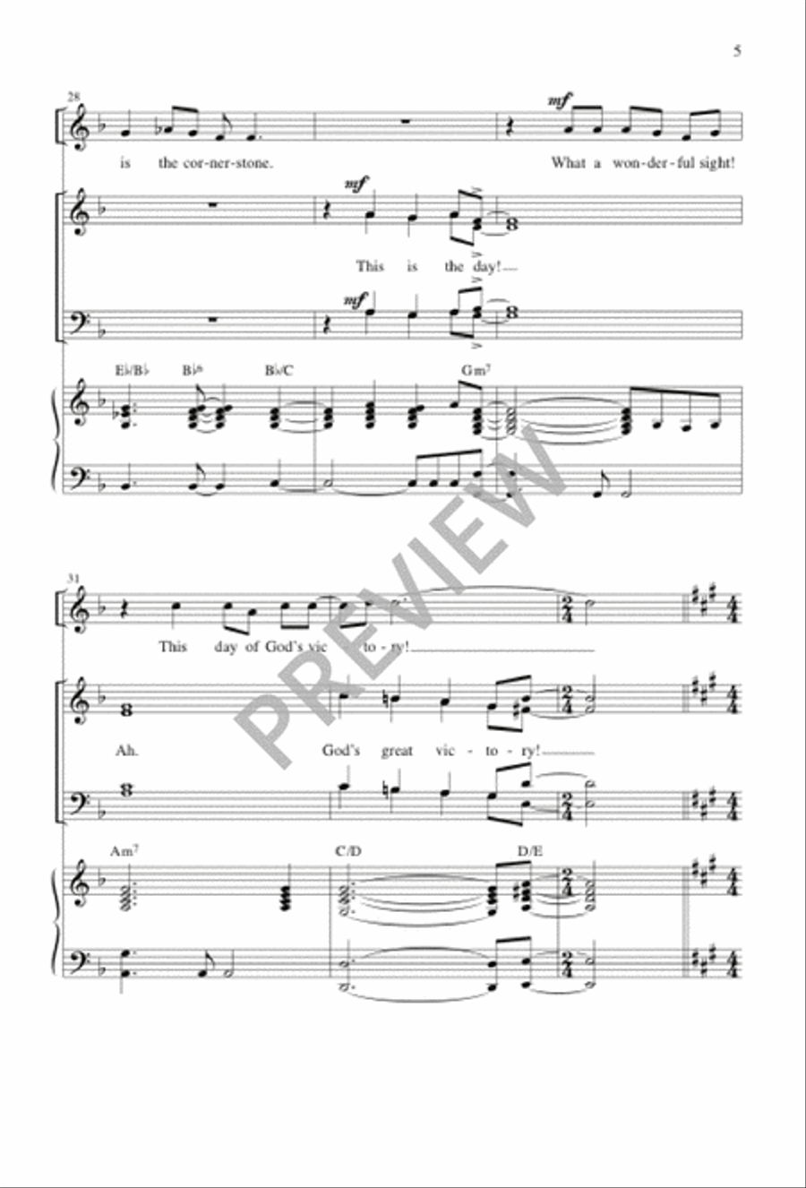 This Is the Day This Is the Day 4-Part scores gallery preview page 5