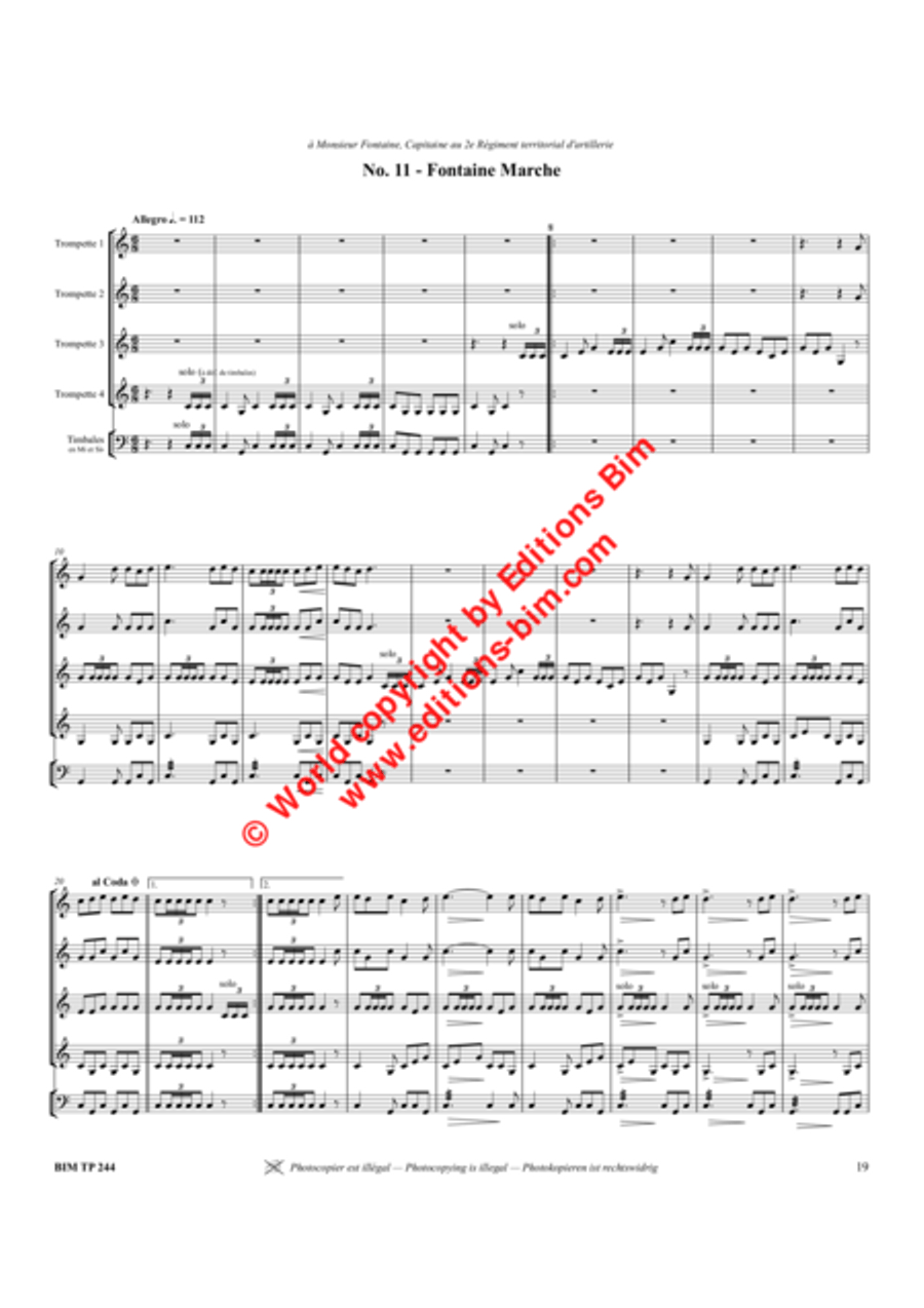 30 Marches Trumpet scores gallery preview page 15