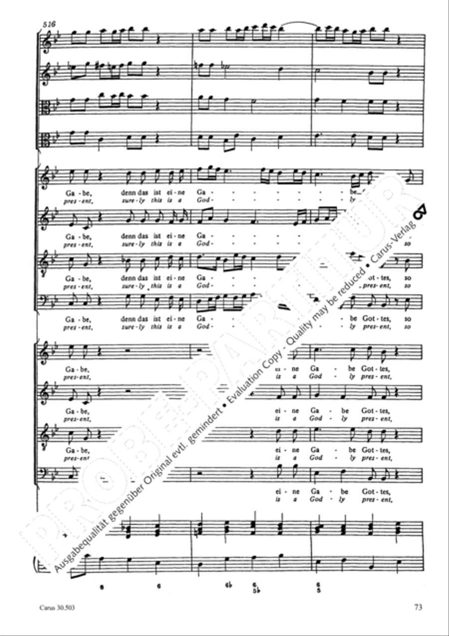 My beloved, you are fair (Meine Freundin, du bist schon) 4-Part scores gallery preview page 76