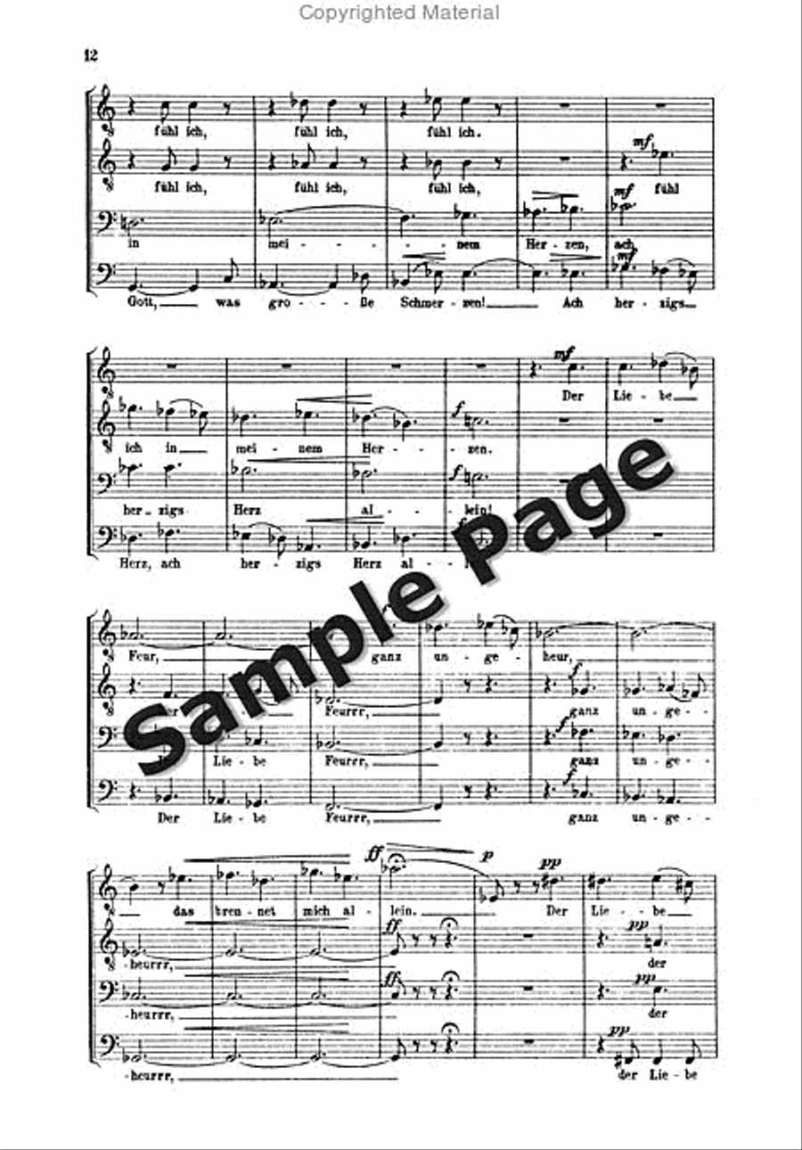 Hindemith Variationen Tanzlied TTBB scores gallery preview page 13
