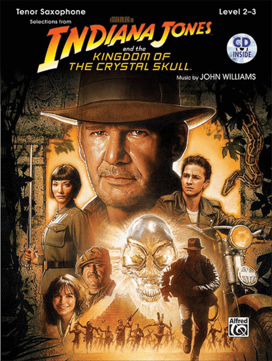 Indiana Jones and the Kingdom of the Crystal Skull Instrumental Solos Tenor Saxophone scores gallery preview page 1