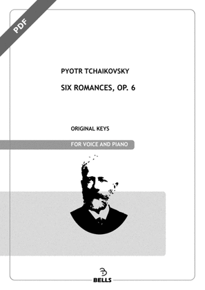 Book cover for 6 Romances, Op. 6