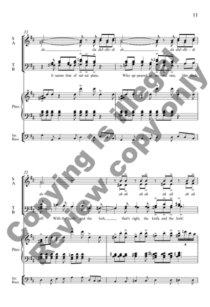 Hey, Diddle, Diddle (Full/Choral Score) image number null