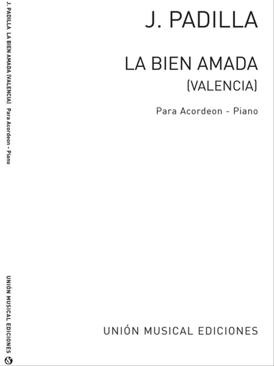 Valencia (La Bien Amada) Accordion scores gallery preview page 1