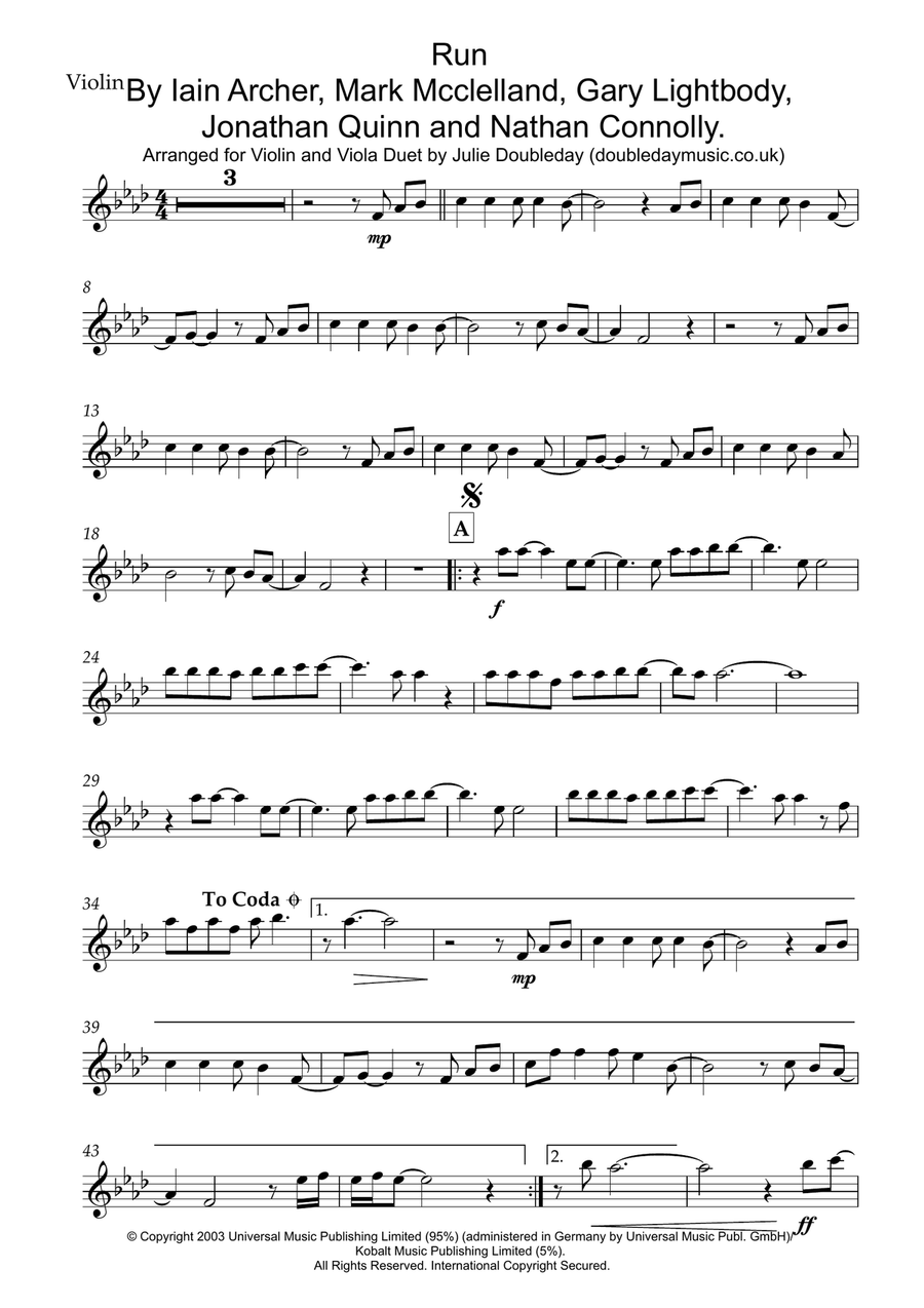 Run String Duet scores gallery preview page 4