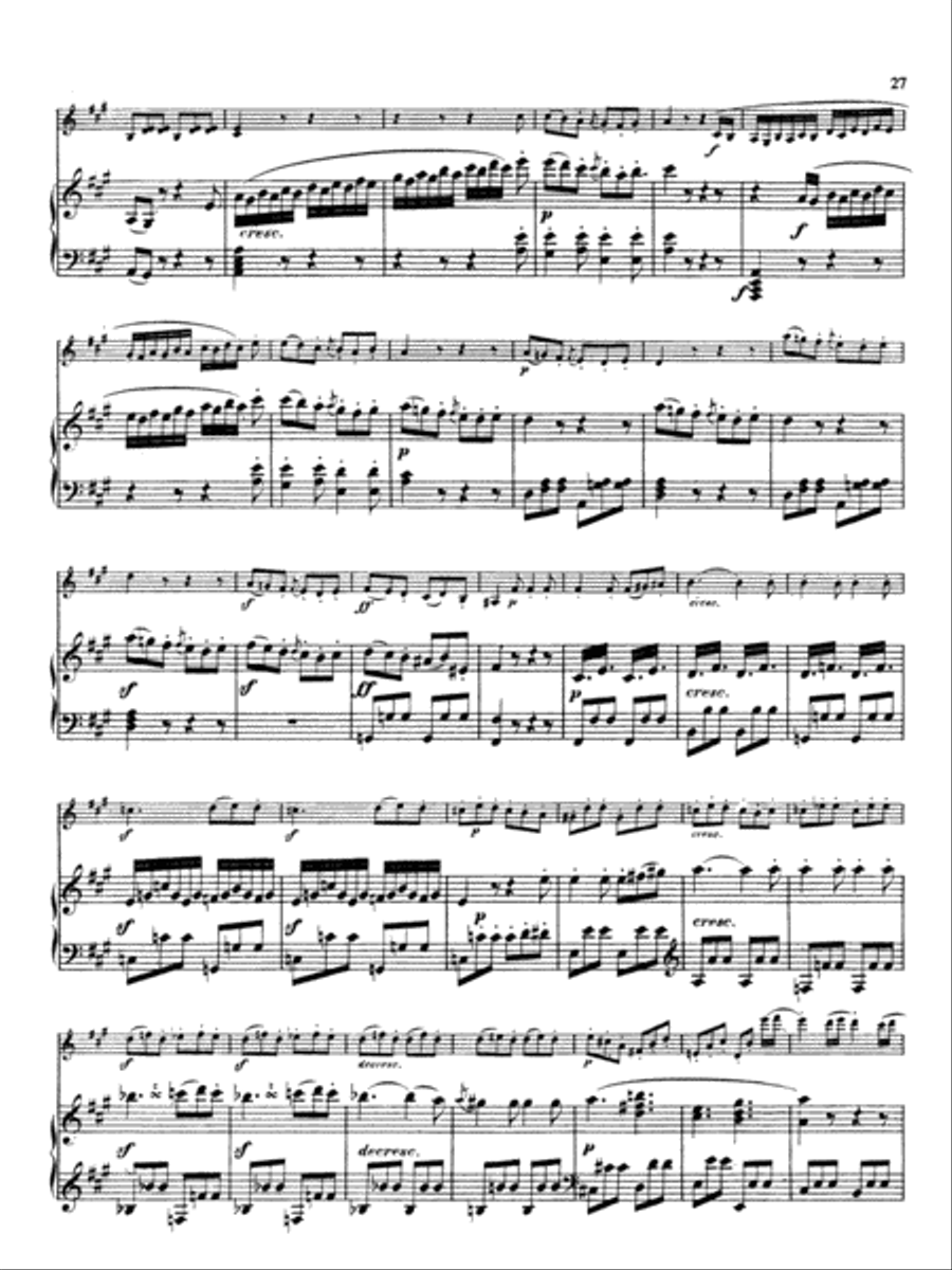 Beethoven: Violin Sonata, Op. 12 No. 2 Violin scores gallery preview page 5