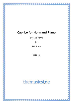 Caprice for Horn and Piano