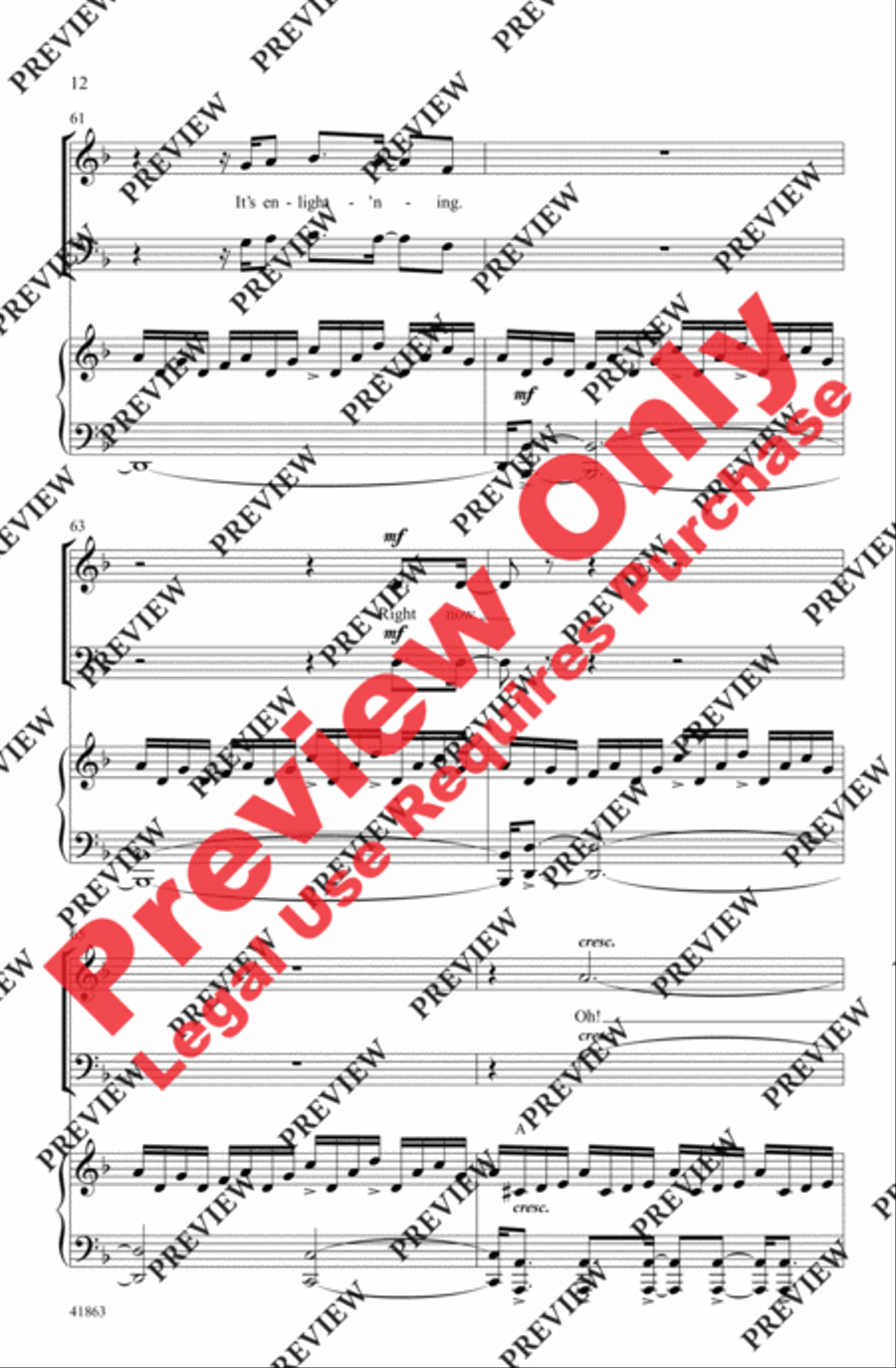 Right Now 3-Part scores gallery preview page 12