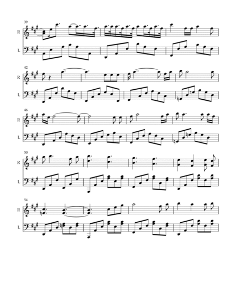 Crazy Piano Solo scores gallery preview page 3