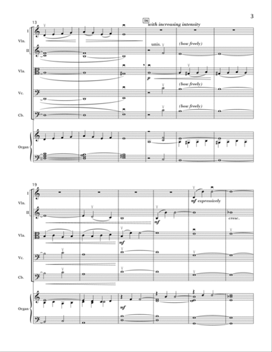 Adagio For Strings - Full Score String Orchestra scores gallery preview page 3