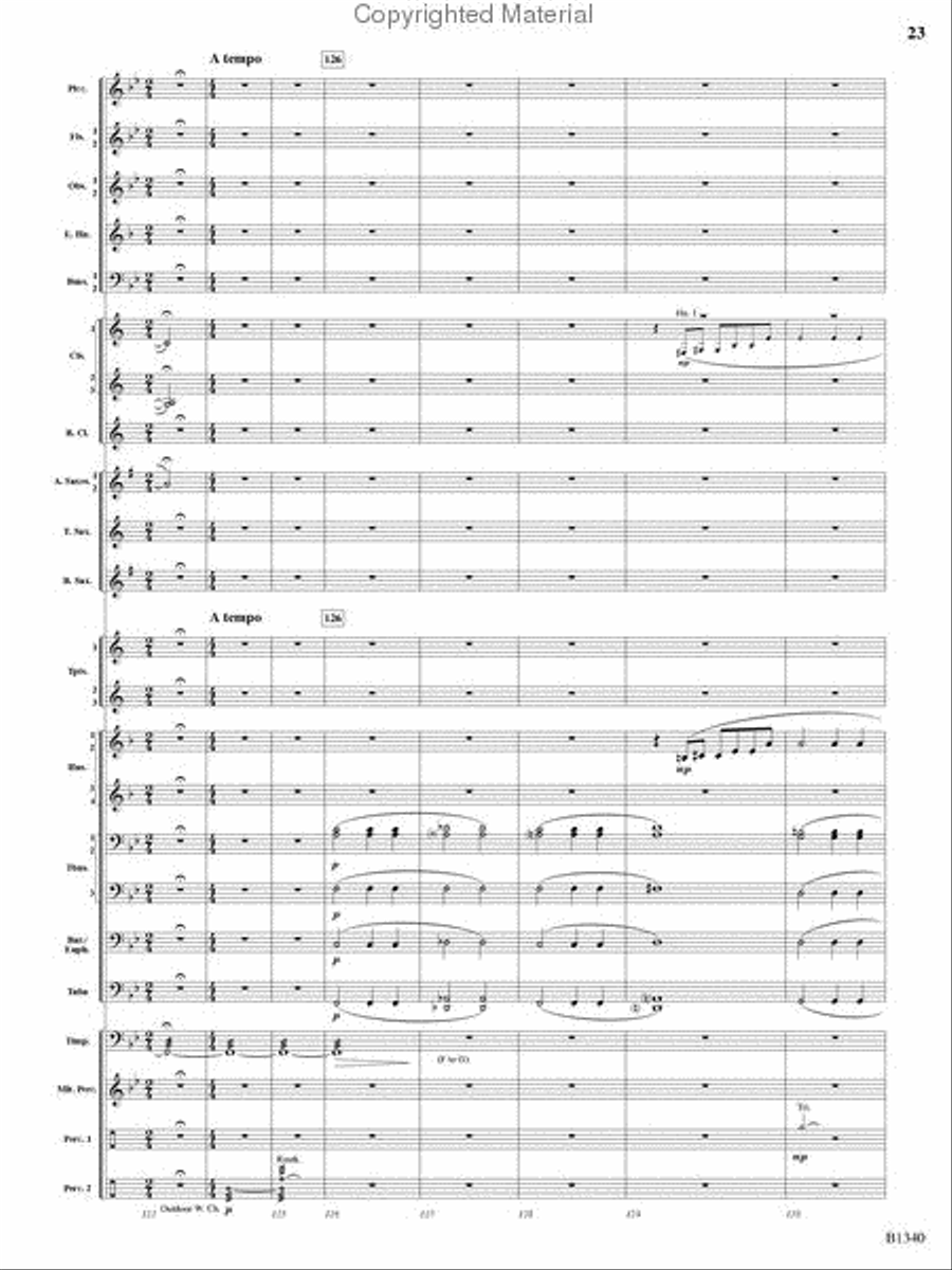 Winged Victory Concert Band scores gallery preview page 21