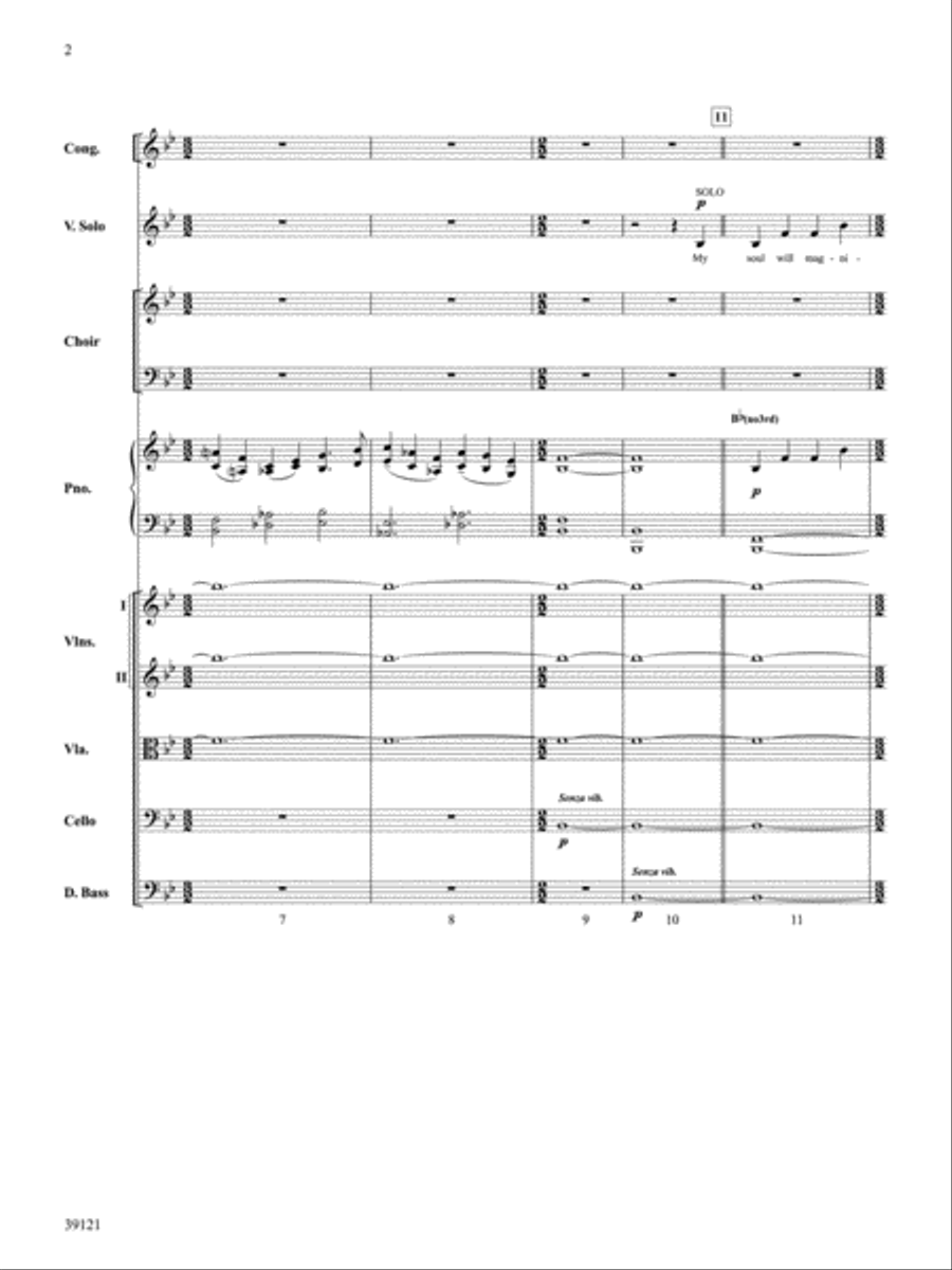 Magnificat & Nunc Dimittis Choir scores gallery preview page 3