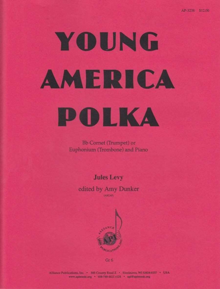 Young America Polka - Euphonium Solo, Piano image number null