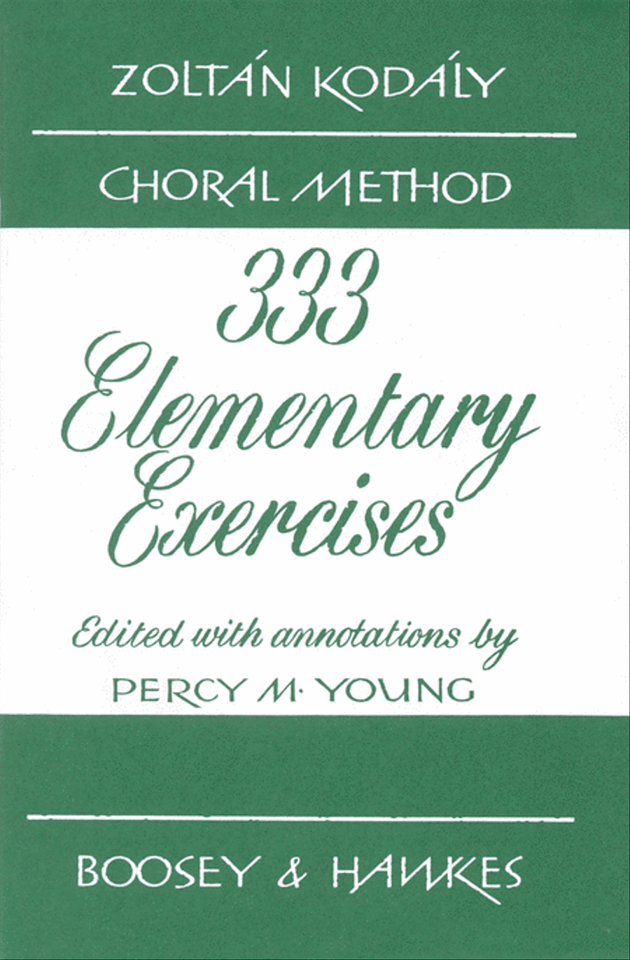 333 Elementary Exercises in Sight Singing Choir scores gallery preview page 1