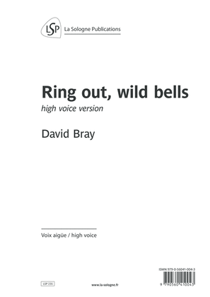 Ring out, wild bells (high voice version)
