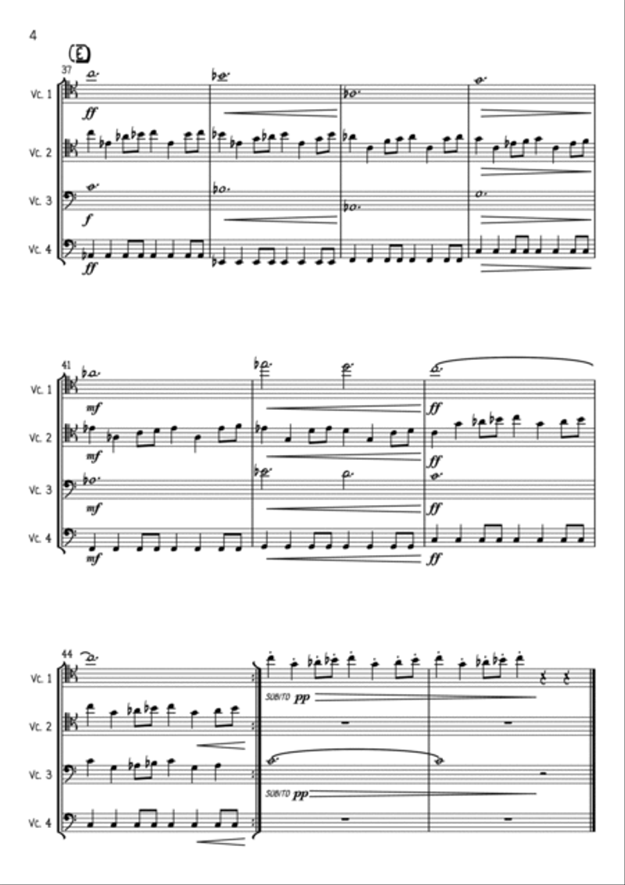 Game Of Thrones Game Of Thrones Cello scores gallery preview page 4