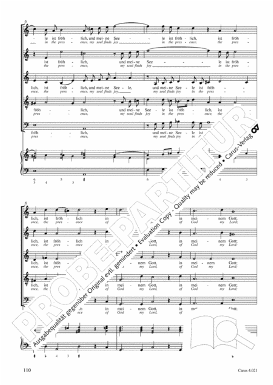 Schein: Israelsbrunnlein. Fontana d'Israel. Complete edition Choir scores gallery preview page 117