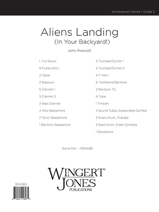 Aliens Landing - Full Score