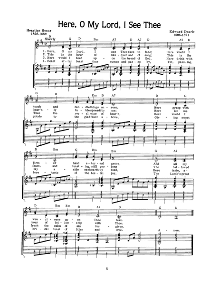 Great Hymns for Guitar Guitar scores gallery preview page 6