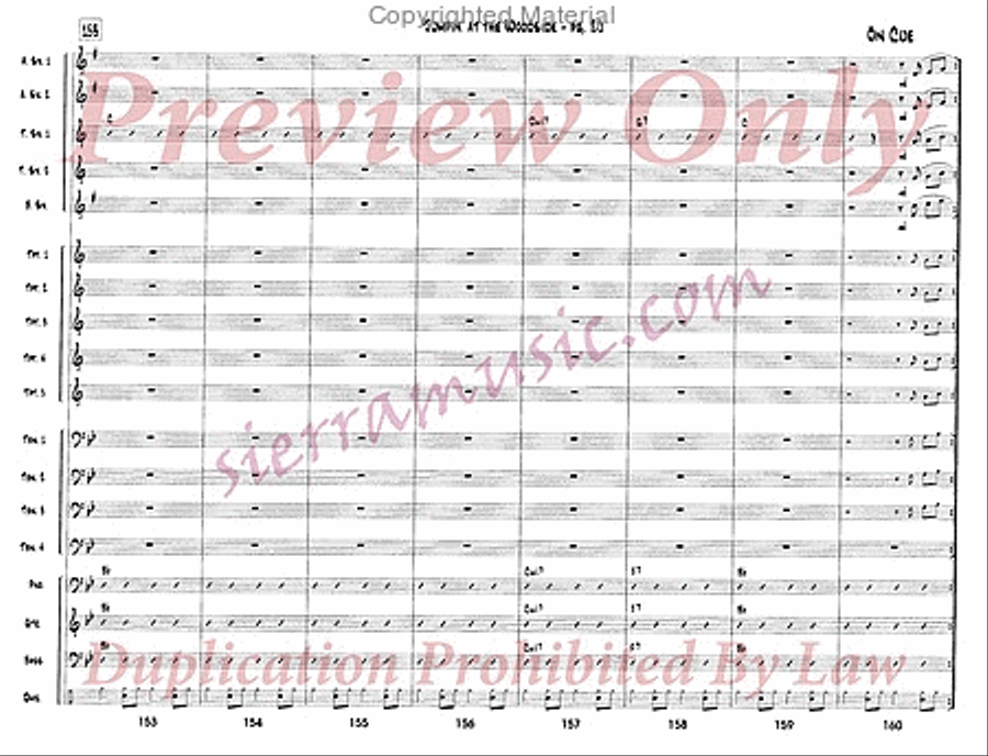 Jumpin' At The Woodside Jazz Ensemble scores gallery preview page 21