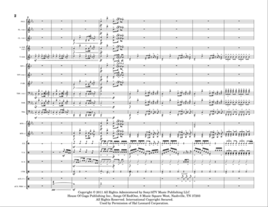 Judas Marching Band scores gallery preview page 2