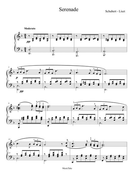 Schubert - Liszt Serenade image number null
