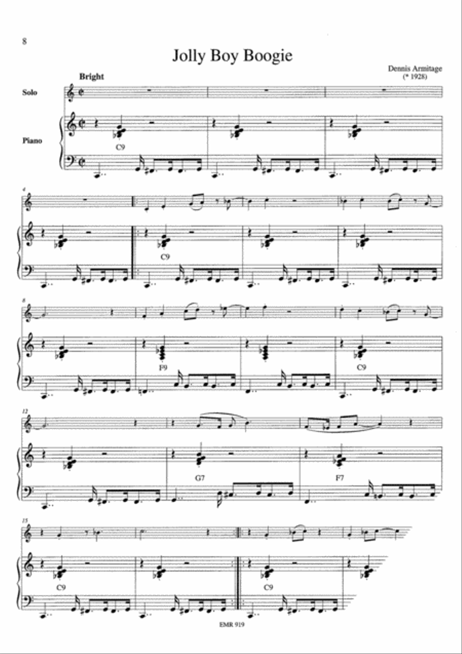 Boogie Alto Saxophone scores gallery preview page 5