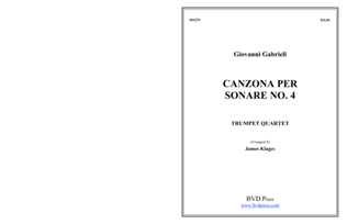 Book cover for Canzona per Sonare No. 4