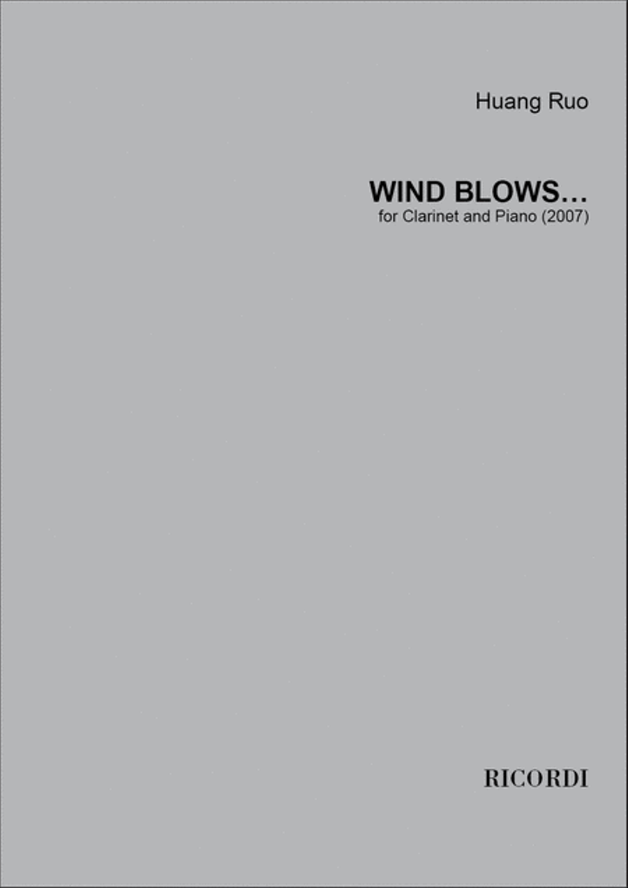 Wind Blows… Clarinet Solo scores gallery preview page 1