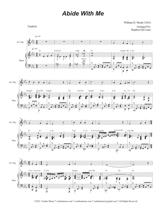 Abide With Me (Flute and Violin solo and Piano)