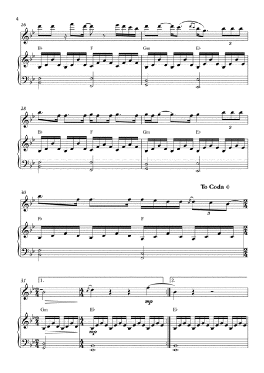 Someone Like You Piano scores gallery preview page 5