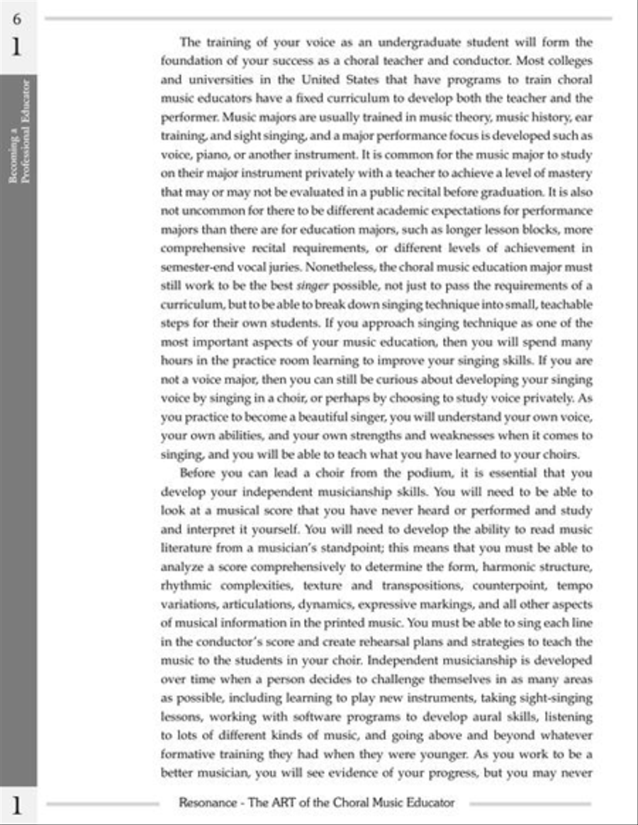 Resonance: The Art of the Choral Music Educator Choir scores gallery preview page 16