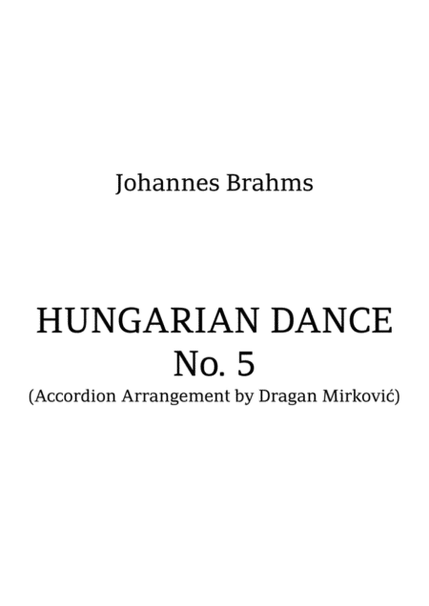 Hungarian Dance No. 5, for Accordion image number null