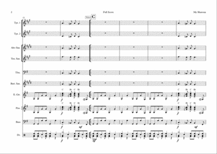 My Sharona My Sharona Tenor Saxophone scores gallery preview page 2