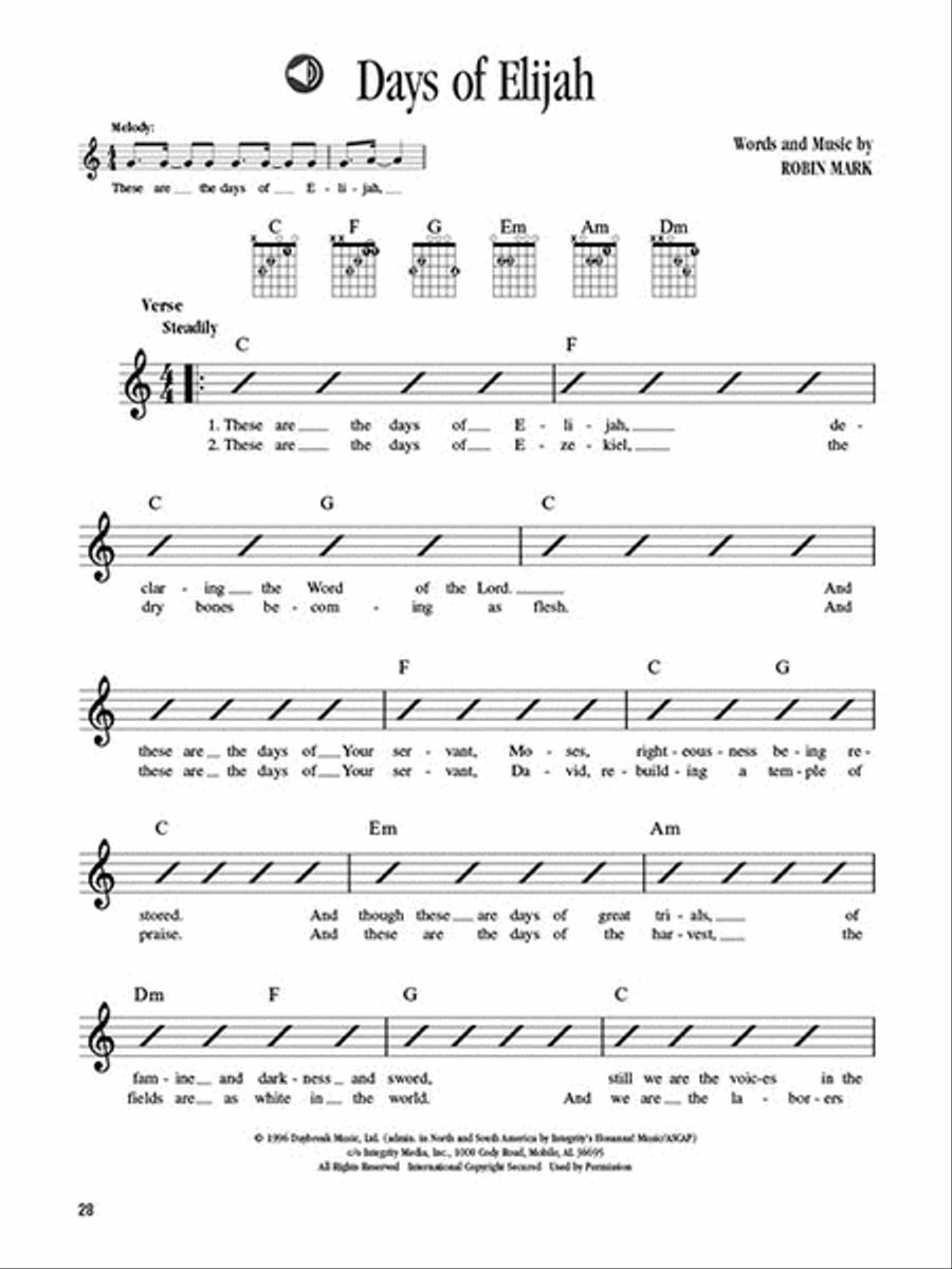 Guitar Worship Songbook, Book 1 Guitar scores gallery preview page 5