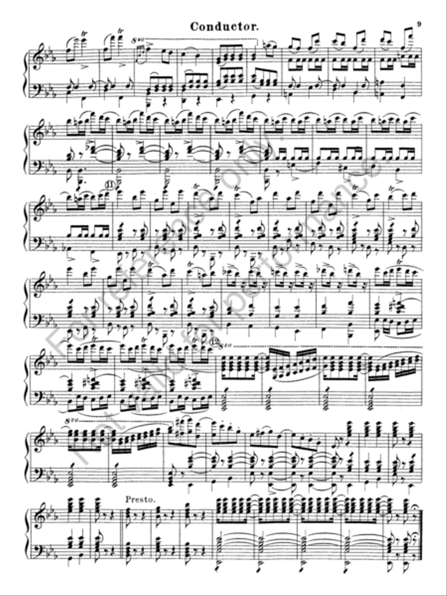 Pique Dame Concert Band scores gallery preview page 11