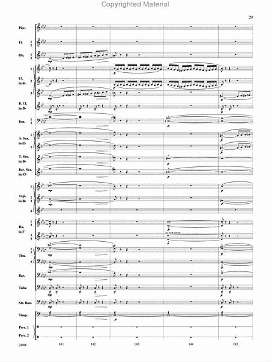 William Tell Overture Concert Band scores gallery preview page 30
