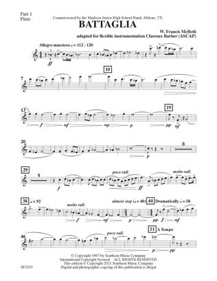 Battaglia - Flute 1
