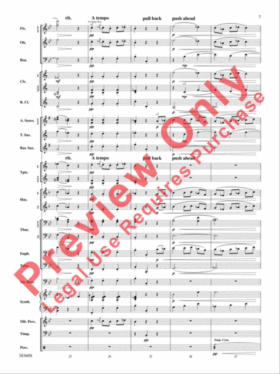 Tonadillas Suite Concert Band scores gallery preview page 8