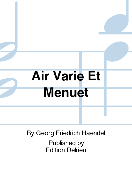 Air Varie Et Menuet Piano Solo - Sheet Music