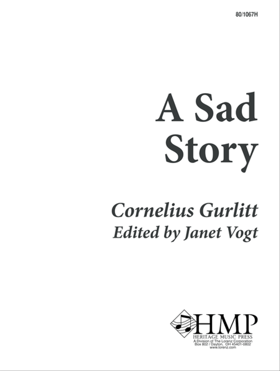 A Sad Story Piano Solo scores gallery preview page 1