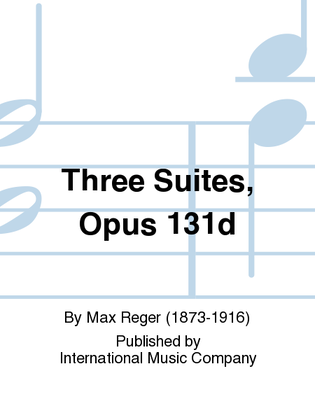 Book cover for Three Suites, Opus 131D