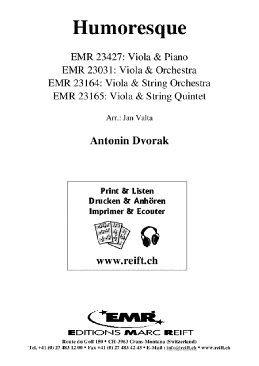 Humoresque Piano Accompaniment scores gallery preview page 2
