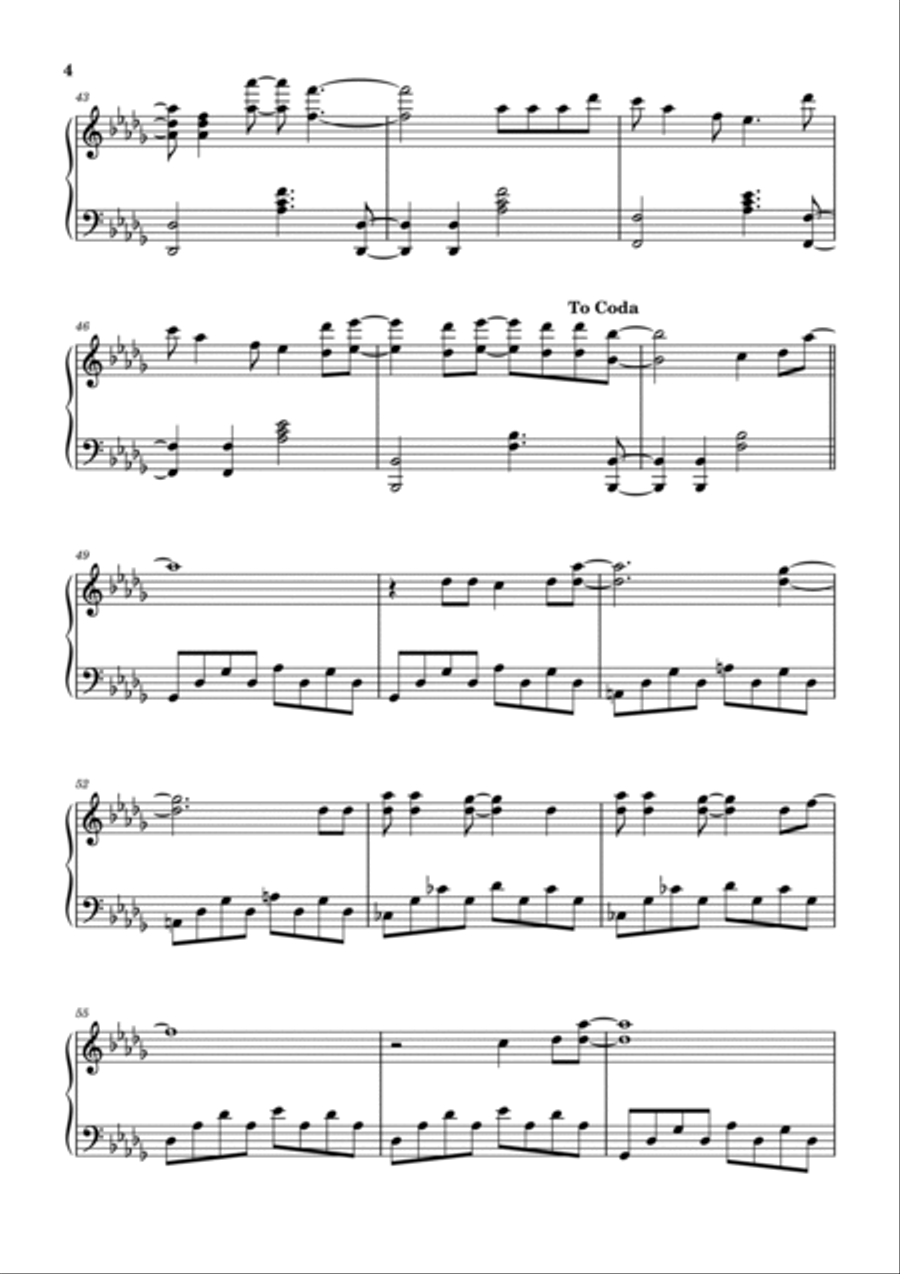 Butterfly Prologue Mix Piano Solo scores gallery preview page 5
