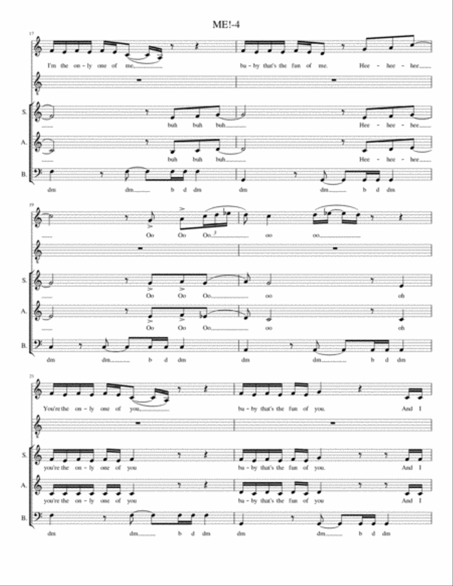 Me! 3-Part scores gallery preview page 4