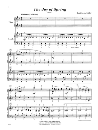 Book cover for The Joy of Spring - Piano Quartet (2 Pianos, 8 Hands)