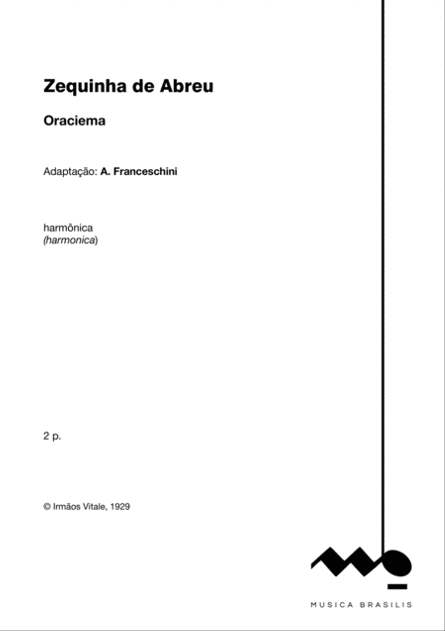 Oraciema (harmônica) Harmonica scores gallery preview page 2