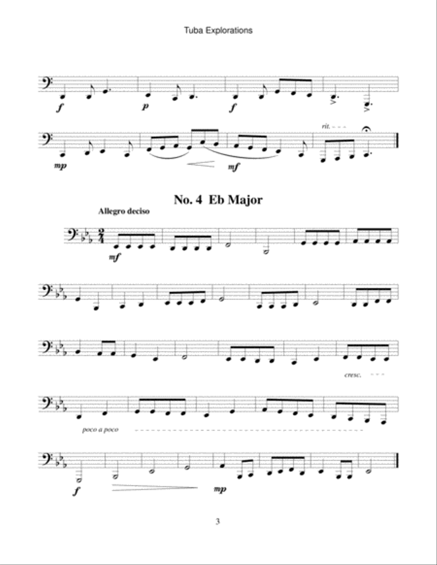 Tuba Explorations Tuba Explorations Tuba scores gallery preview page 4